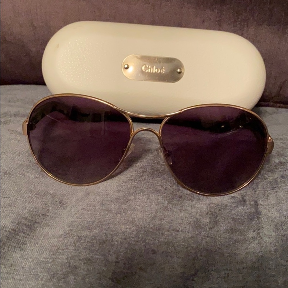 Chloe Aviator Sunglasses